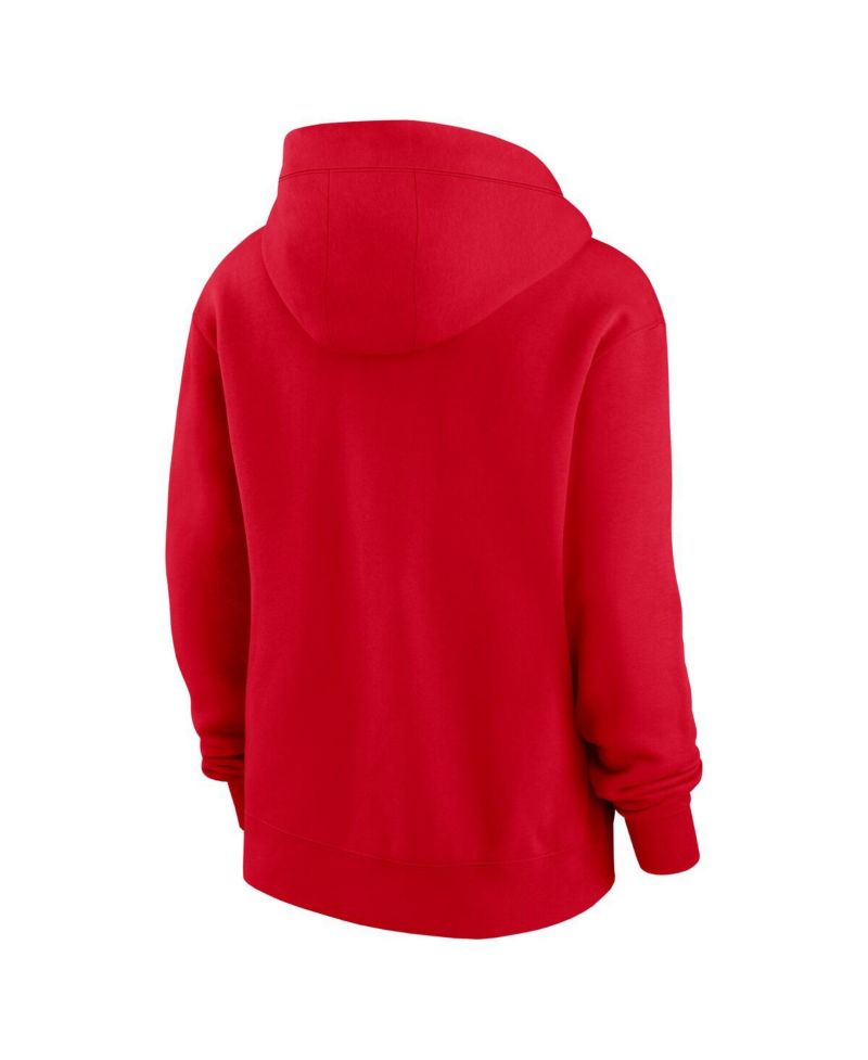 Women's Scarlet San Francisco 49ers Phoenix Rewind Full-Zip Hoodie