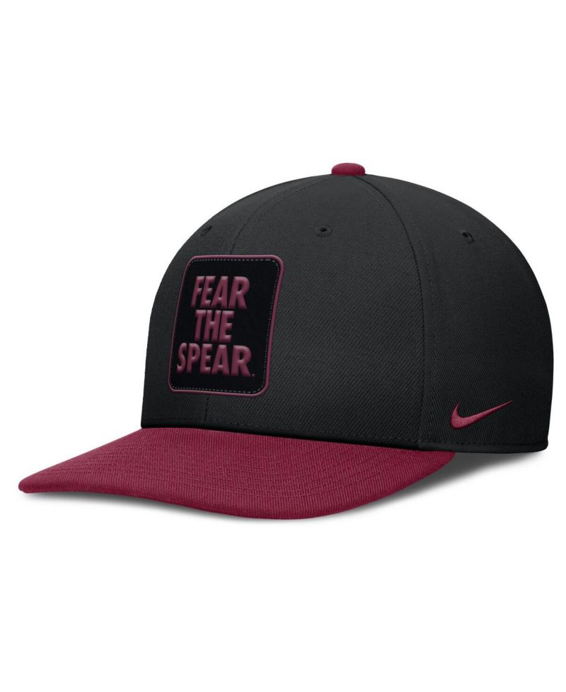 Men's Black/Garnet Florida State Seminoles 2025 Sideline Campus Pro Local Snapback Hat