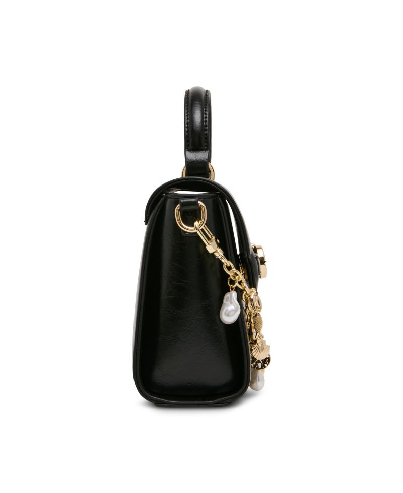 Shell Small Magnetic Snap Satchel Handbag
