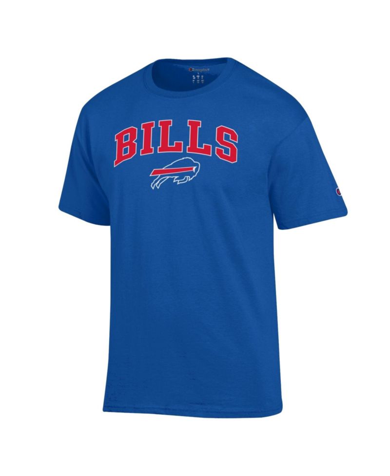 Men's Royal Buffalo Bills Arch Over Logo T-Shirt