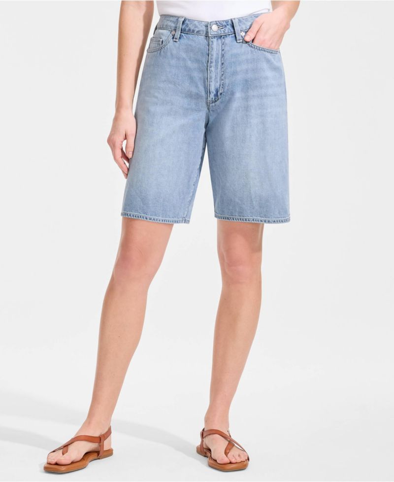 Women's Lightweight Denim Mid Rise 10" Shorts
