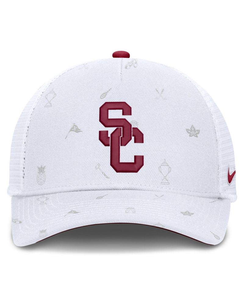 Men's and Women's White USC Trojans Country Club Golfin' Rise Trucker Adjustable Hat