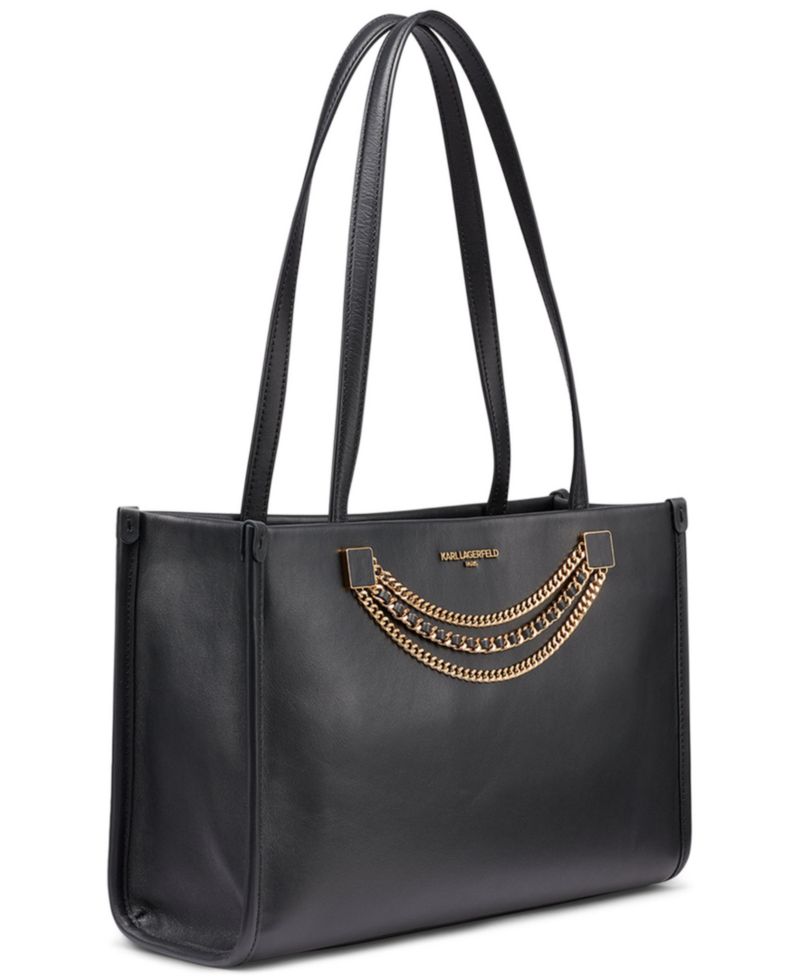 Jade Leather Medium Shopper Tote Handbag