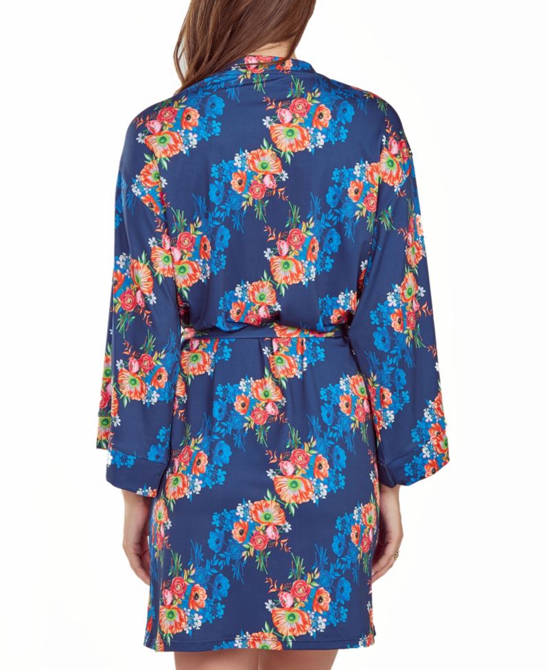 Women's Floral Microfiber Robe