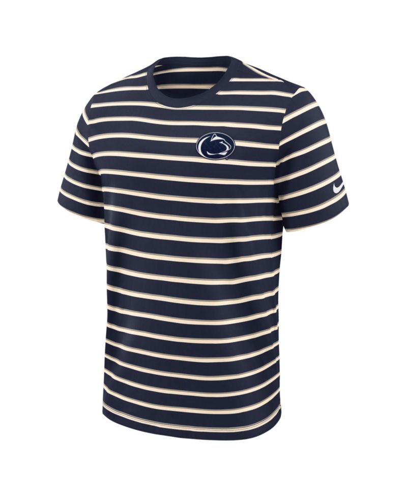 Men's Navy Penn State Nittany Lions Athletic Prep Legacy Summit Stripe T-Shirt