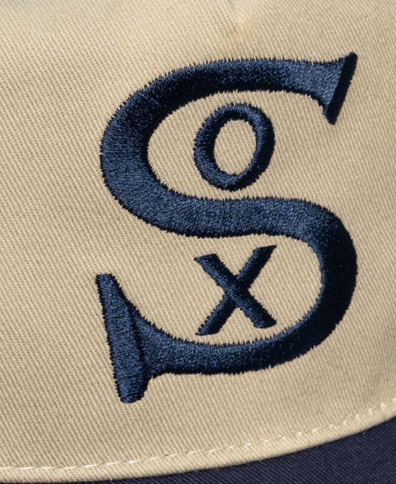 Men's Cream Chicago White Sox Retro Roots Deadstock Cooperstown Snapback Hat