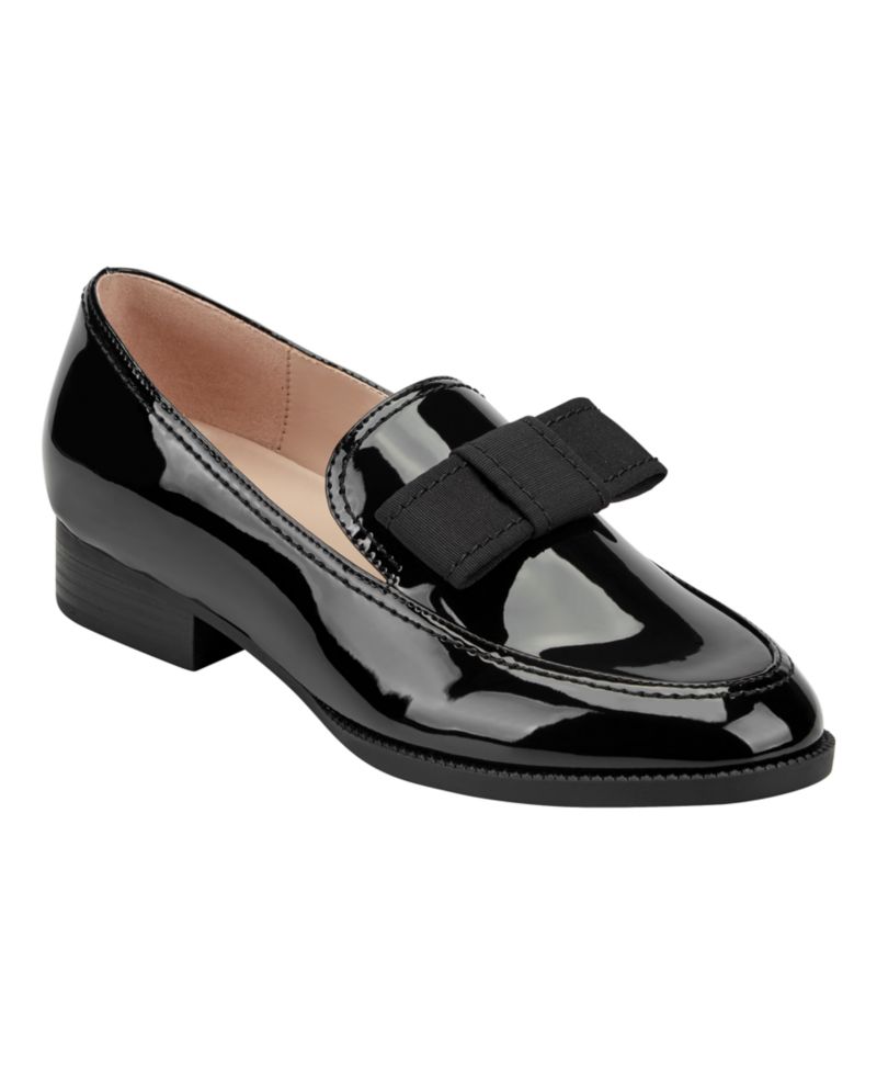 Women's Londyna Bow Block Heel Dress Loafers