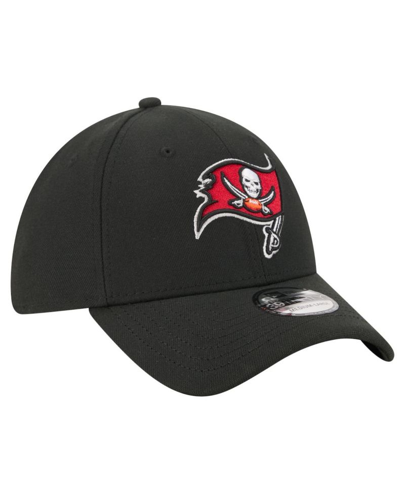 Men's Black Tampa Bay Buccaneers Core Team 39THIRTY Flex Hat