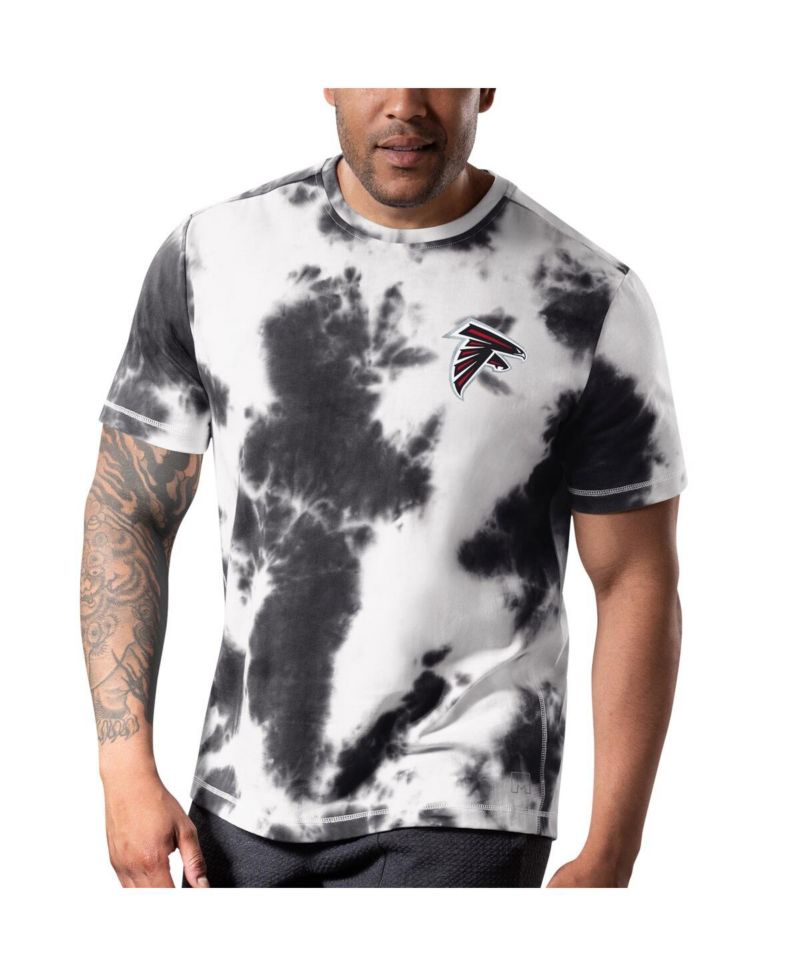 Men's Black Atlanta Falcons Freestyle Tie-Dye T-Shirt