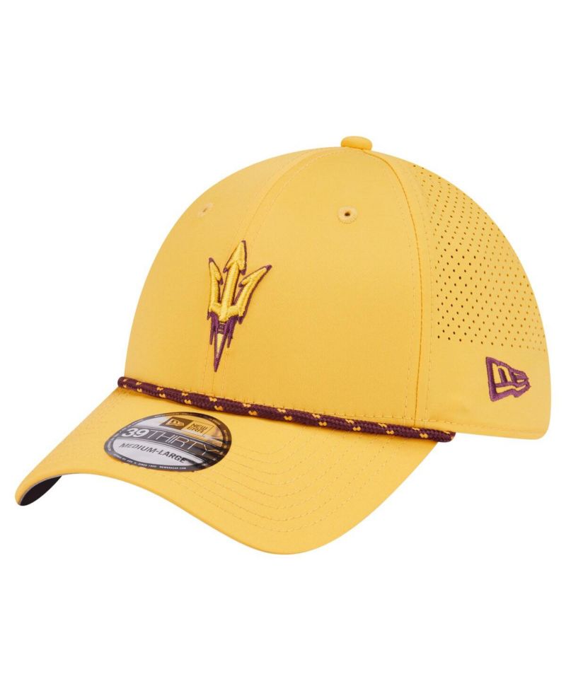 Men's Gold Arizona State Sun Devils Rope 39THIRTY Flex Hat