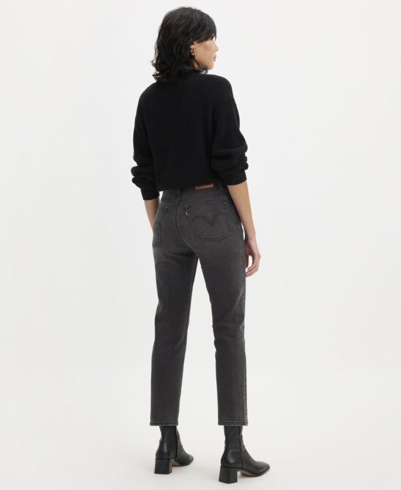 Women's Wedgie Straight-Leg High-Rise Cropped Jeans