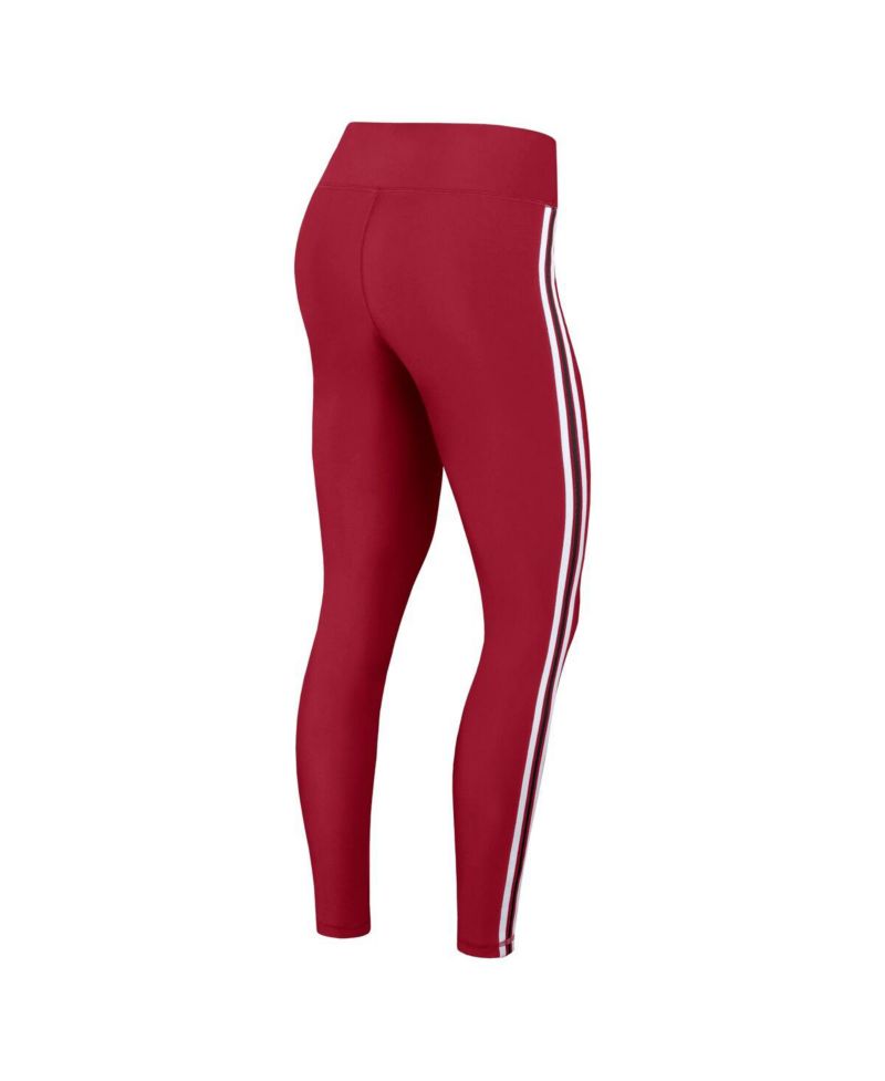 Women's Red Atlanta Falcons Color Block Leggings