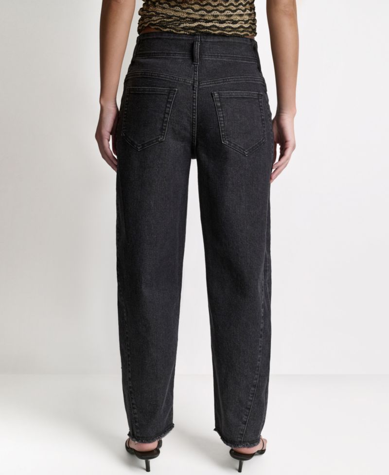 Women's Seamed Mid-Rise Loose-Fit Jeans