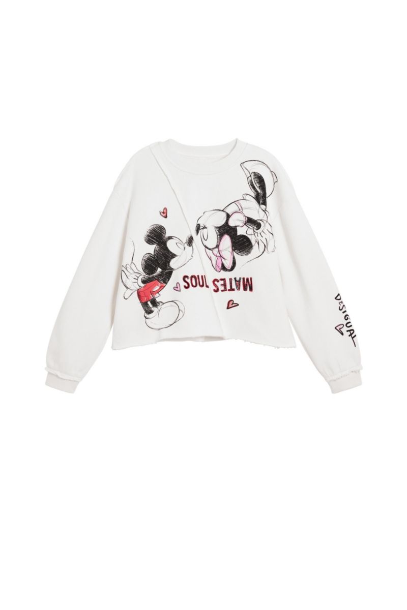 Girls's Mickey Mouse Kiss Sweatshirt