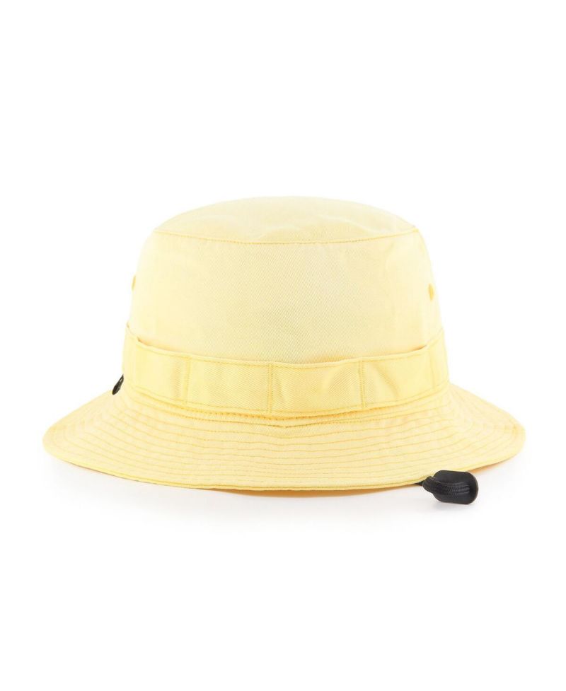 Men's Gold Los Angeles Lakers Buxton Garment Washed Bucket Hat