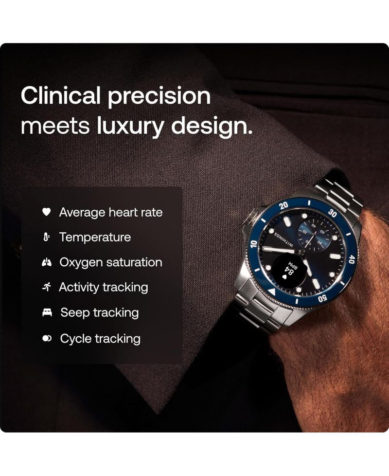 ScanWatch Nova - Hybrid Smartwatch w/ SpO2, Sleep and Temperature Monitoring - iOS/Android Compatible