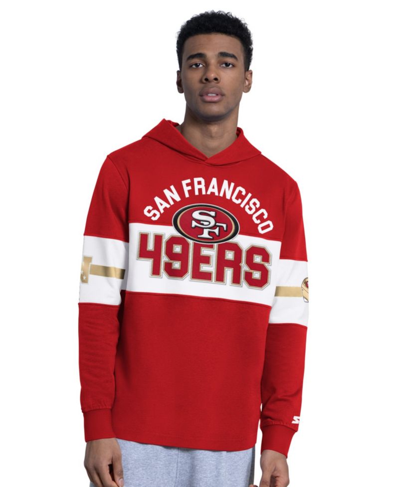 Men's Scarlet San Francisco 49ers Fullback Jersey Hoodie