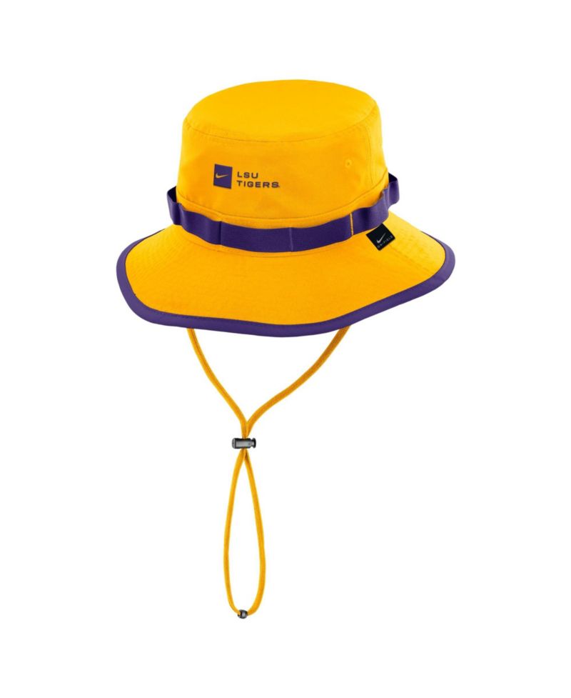 Men's Gold LSU Tigers 2026 Sideline Apex Boonie Bucket Hat
