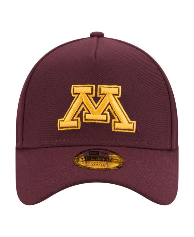 Big Boys and Girls Maroon Minnesota Golden Gophers 9FORTY A-Frame Adjustable Hat