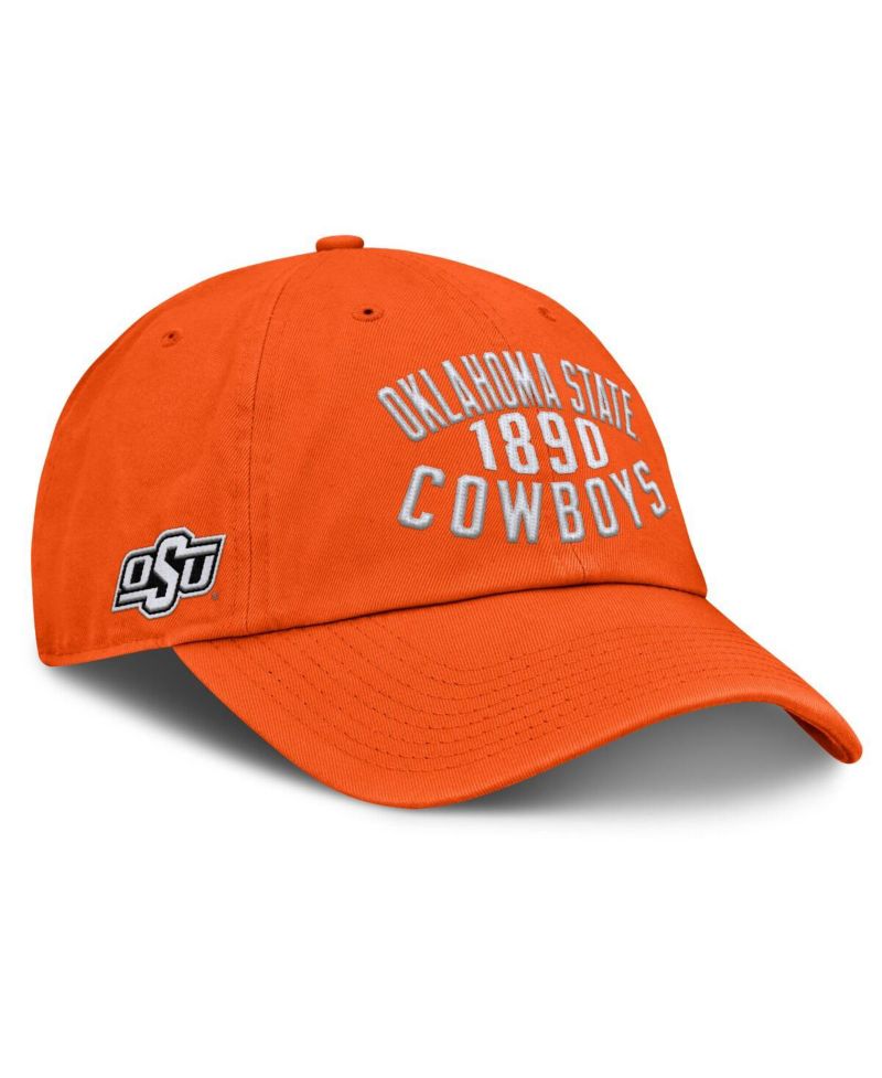 Men's Orange Oklahoma State Cowboys Archer Adjustable Hat