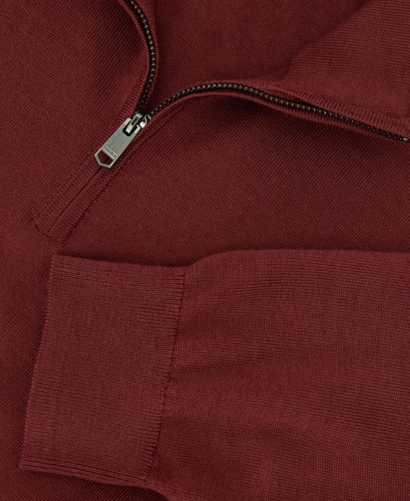 Men's Blackhall Merino Wool Half-Zip Funnel-Neck Jumper