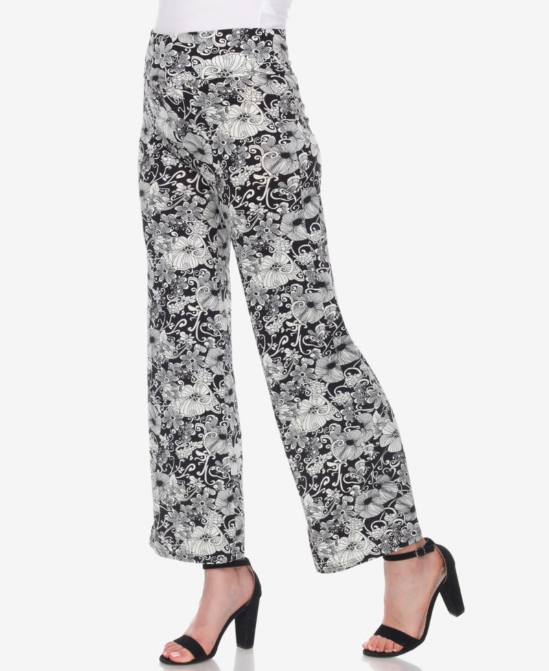 Women's Floral Print Wide Leg Palazzo Pants