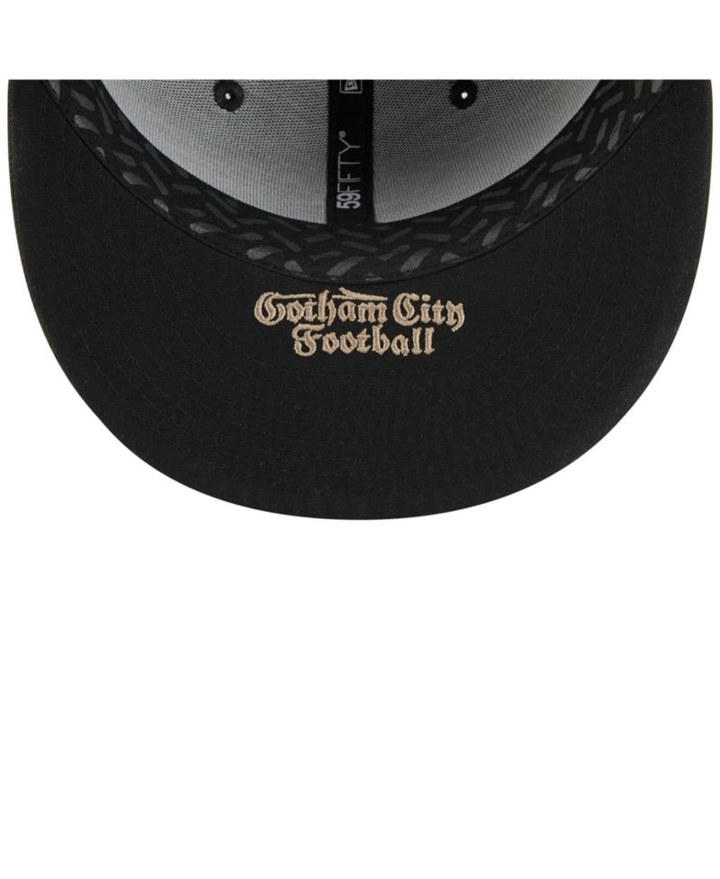 Men's Gotham Green New York Jets 2025 Rivalries Collection Sideline Rope 59FIFTY Fitted Hat