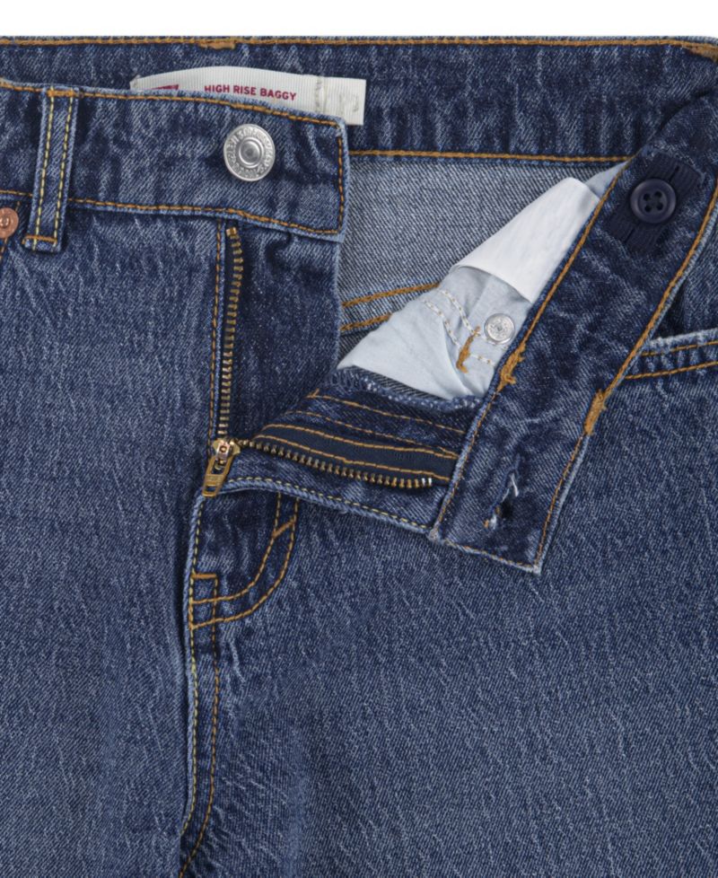 Girls' 7-16 High Rise Baggy Jeans