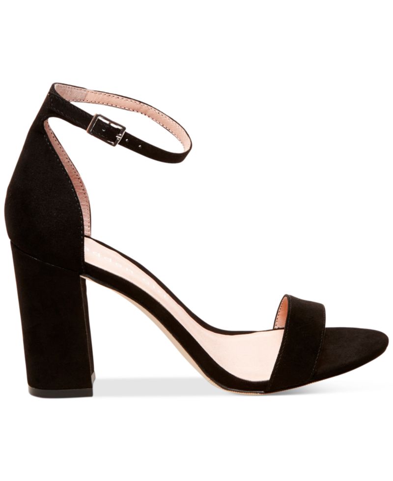Bella Two-Piece Block Heel Sandals