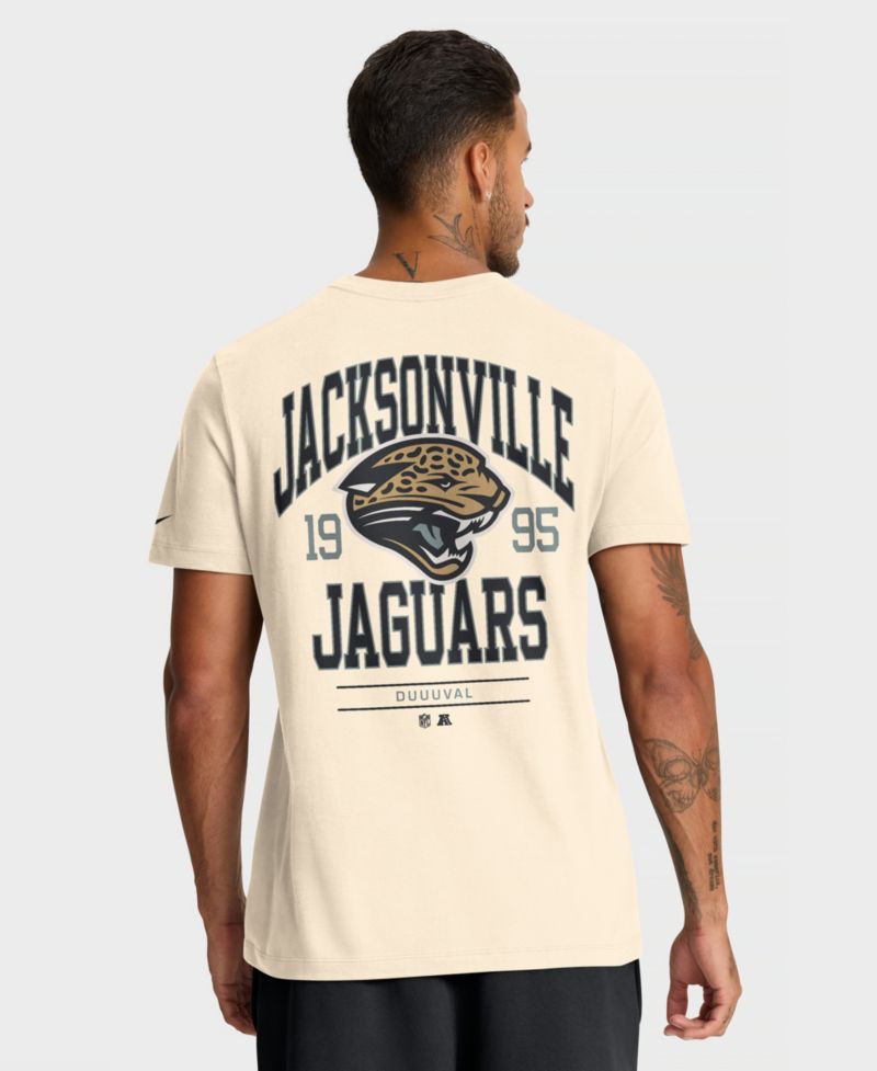 Men's Natural Jacksonville Jaguars Freestyle Essential T-Shirt