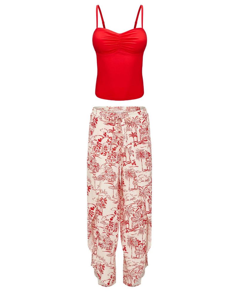 Women's Patti Cami And Pants Set