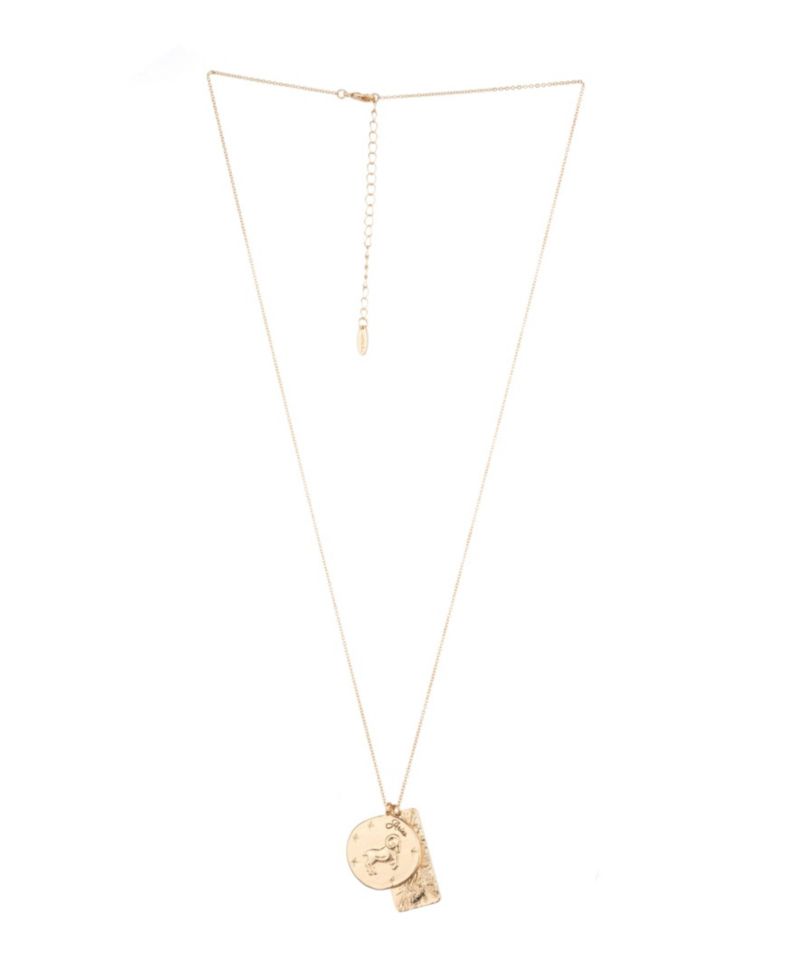 Women's Zodiac Double Charm Necklace