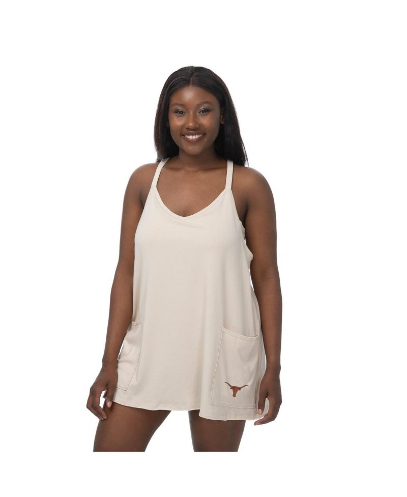 Women's Tan Texas Longhorns Active Pocketed Skort Dress