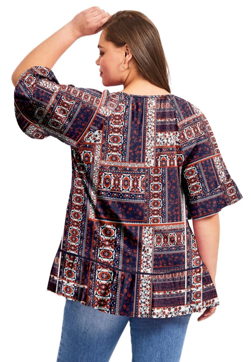 Women's Flutter Sleeve Top