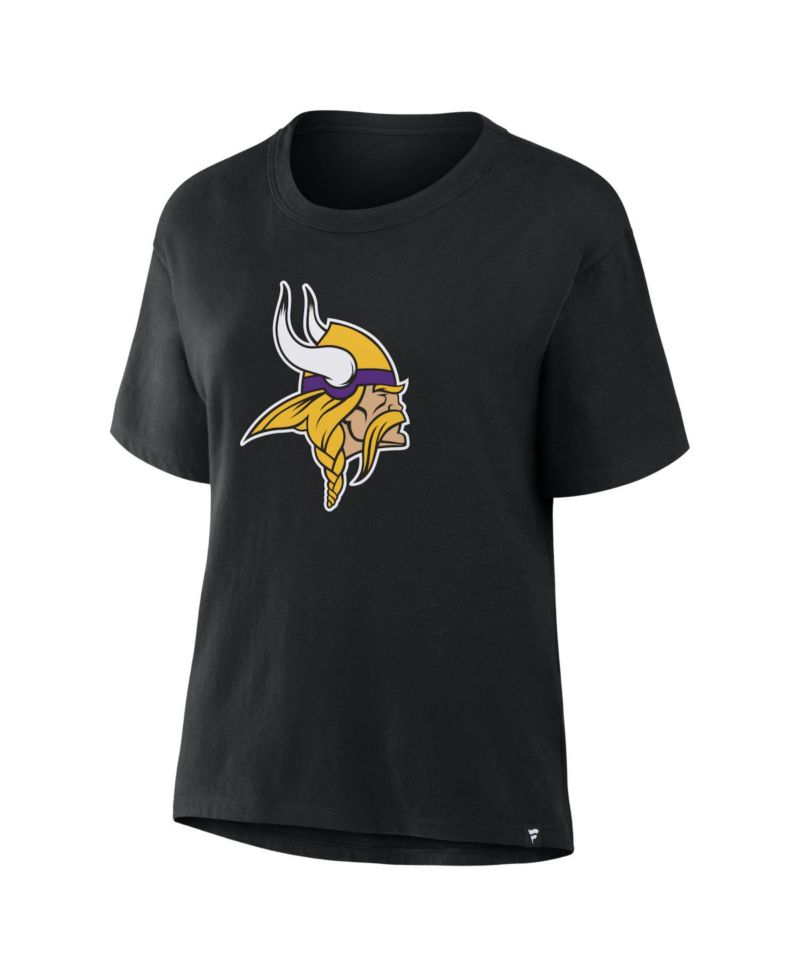 Women's Black Minnesota Vikings Essential Legacy T-Shirt