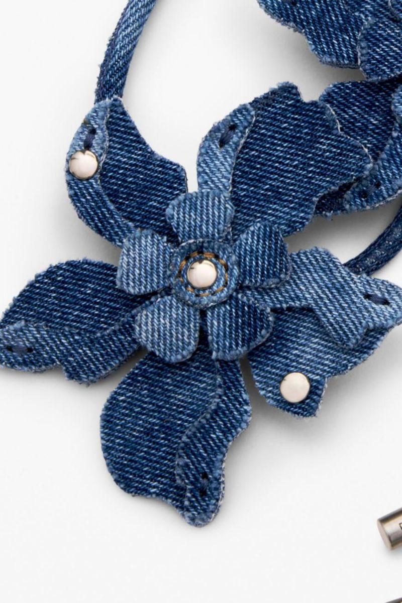 Women's Denim Flower Cotton