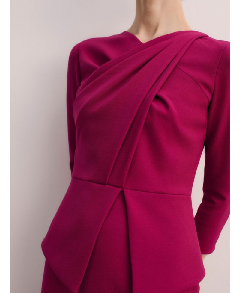 Women's Alina Peplum Midi Dress