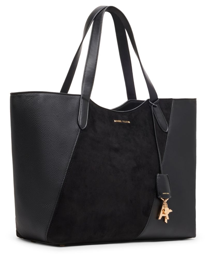 Multi Pieced Large Tote Handbag