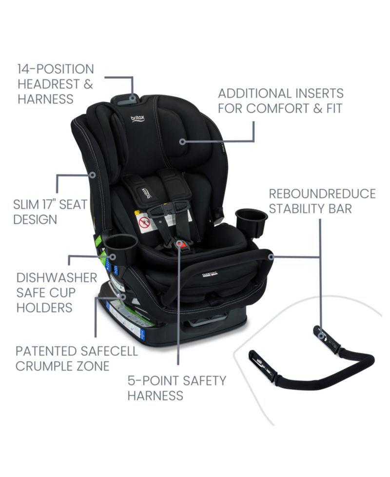 Baby and Toddler Boys' or Girls' Britax® Poplar® S Convertible Car Seat