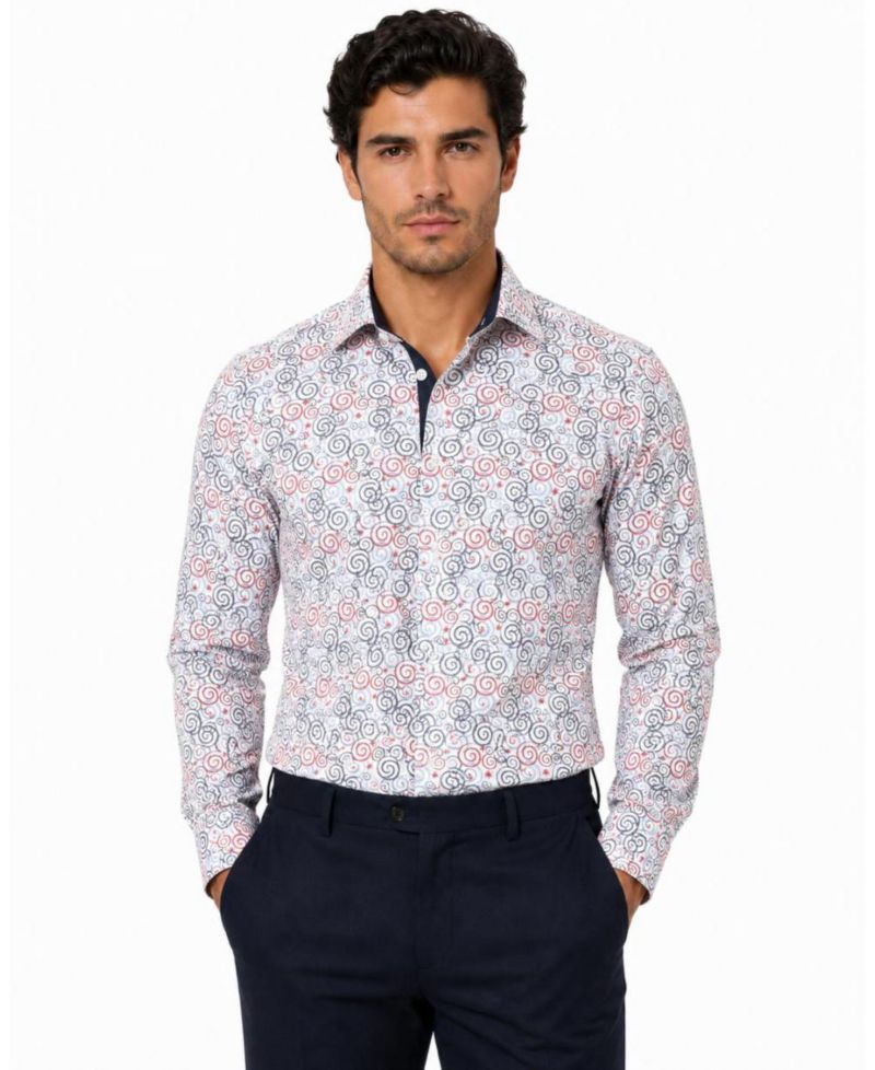 Men's Slim Fit Button-Down Shirt