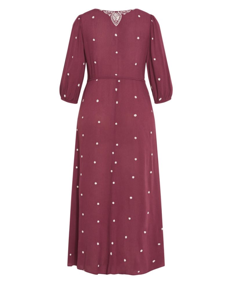 Women's Plus Size Ulla Embroidered Dress