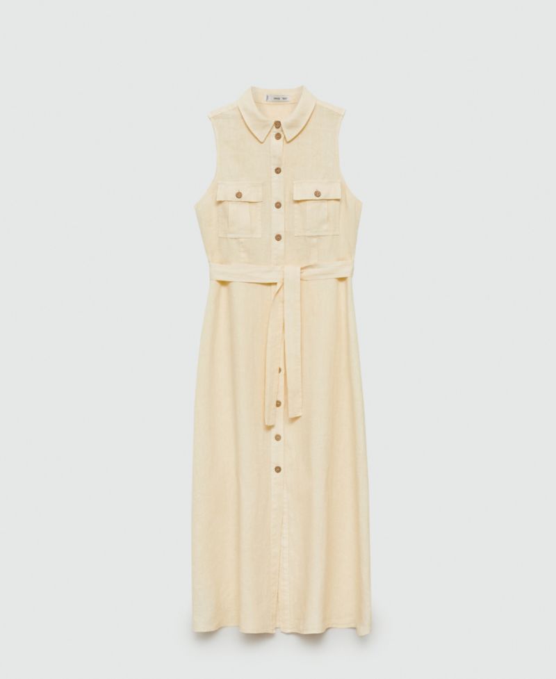 Women's Linen Shirty Dress