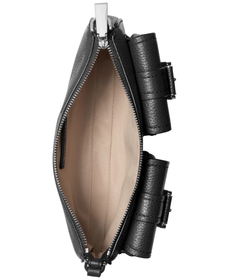 Michael Kors Zoe Small Leather Convertible Slim Shoulder Bag