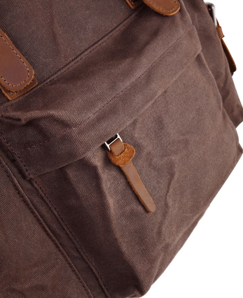 Stone Creek Waxed Canvas Backpack Handbag