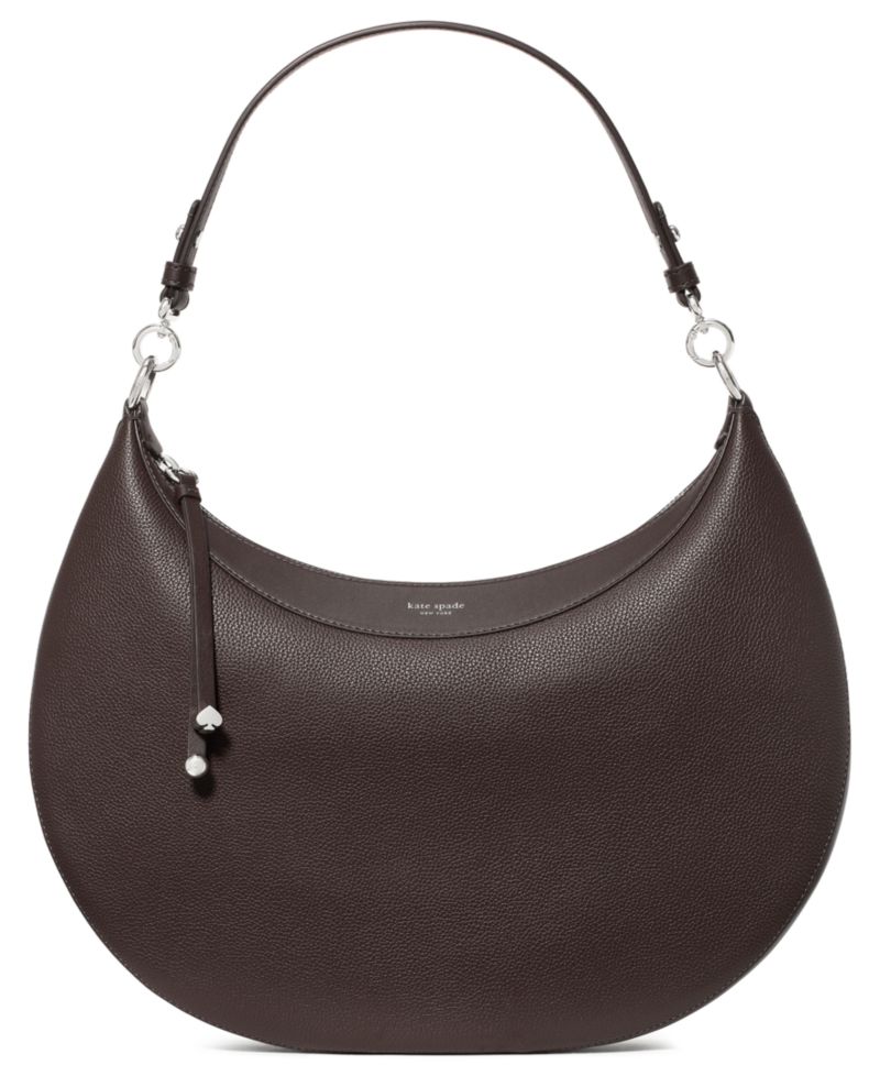 Liv Large Pebbled Leather Hobo Bag