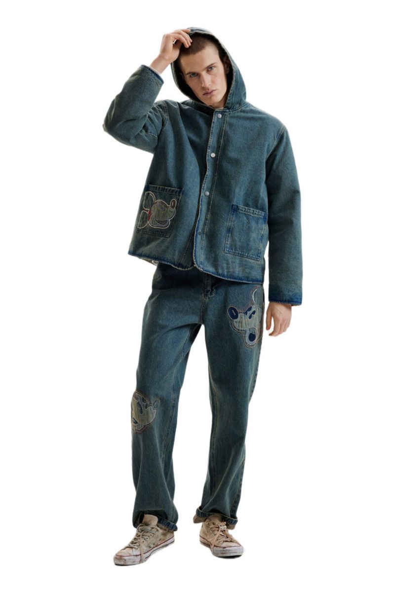 Men's Disney patch jeans