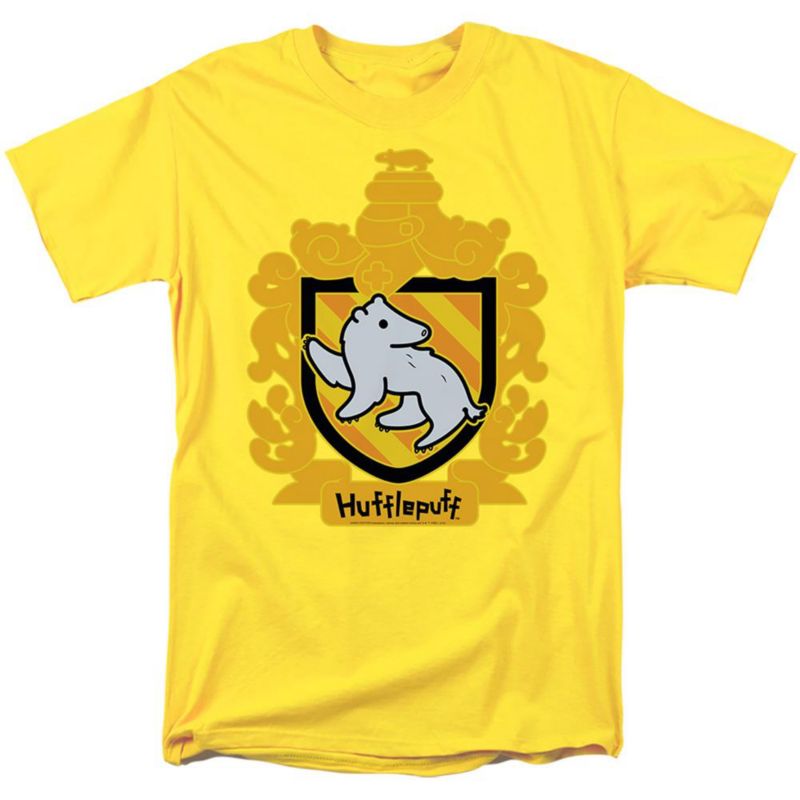 Men's Chibi Hufflepuff Crest T Shirt