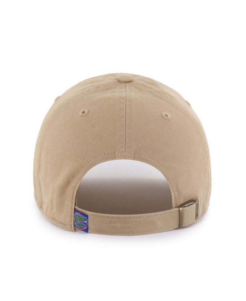 Men's Khaki Florida Gators Vault Clean Up Adjustable Hat
