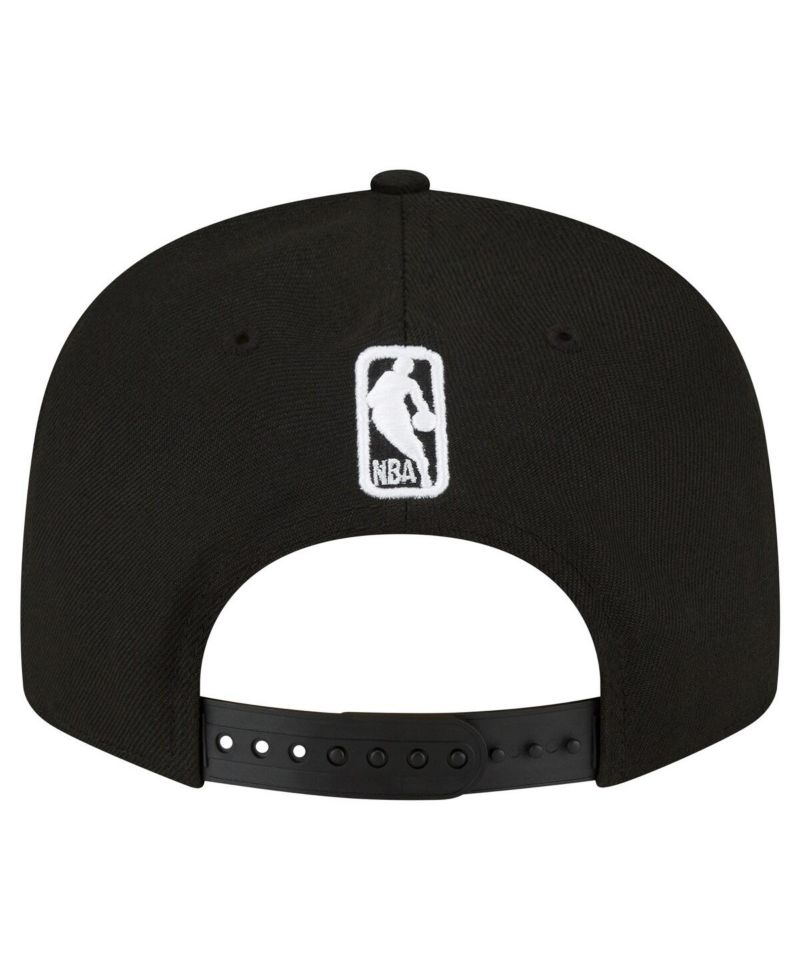Men's Cleveland Cavaliers Black and White 9FIFTY Snapback Hat