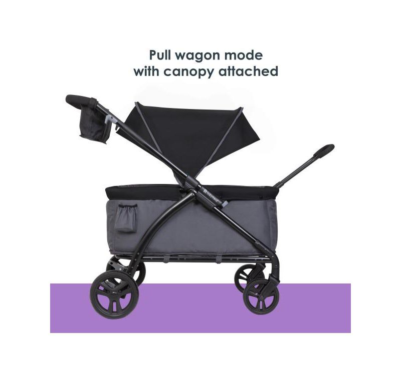 Kids Trend Tour LTE 2-in-1 Stroller Wagon - - Gravity Black